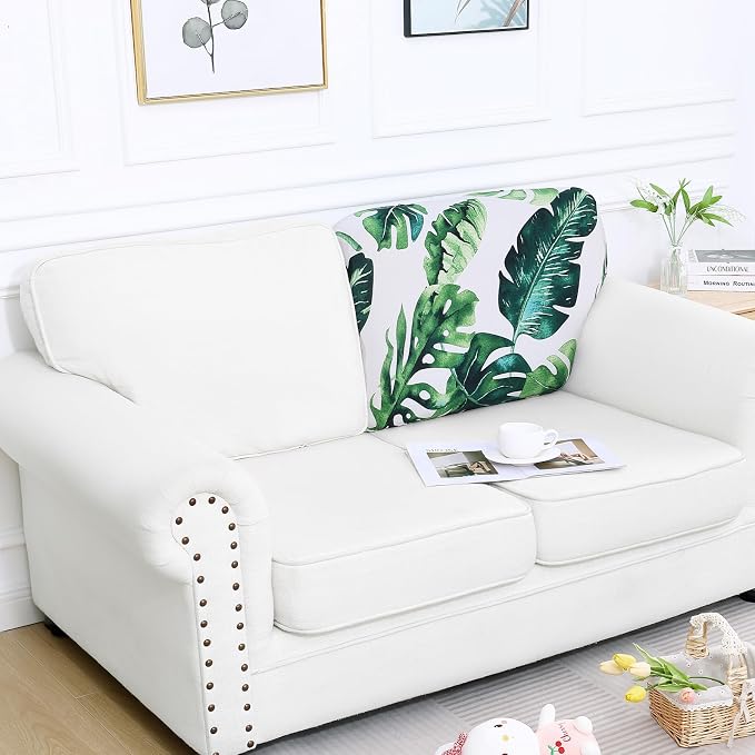 Smiry Printed Couch Cushion Covers, Stretch Soft Couch Covers - Image 5