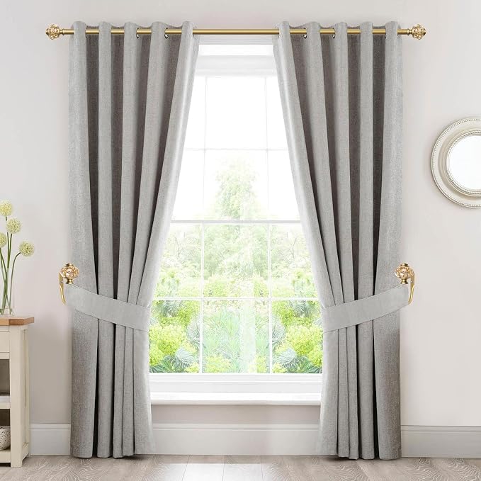 2 Pack Curtain Holdbacks, USFOOK Decorative Window Drapery Tiebacks, Curtain - Image 2