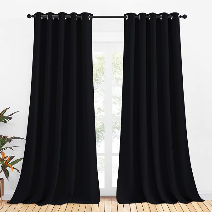 NICETOWN Blackout Draperies Window Curtain Panels, Autumn/Winter Thermal by NICETOWN