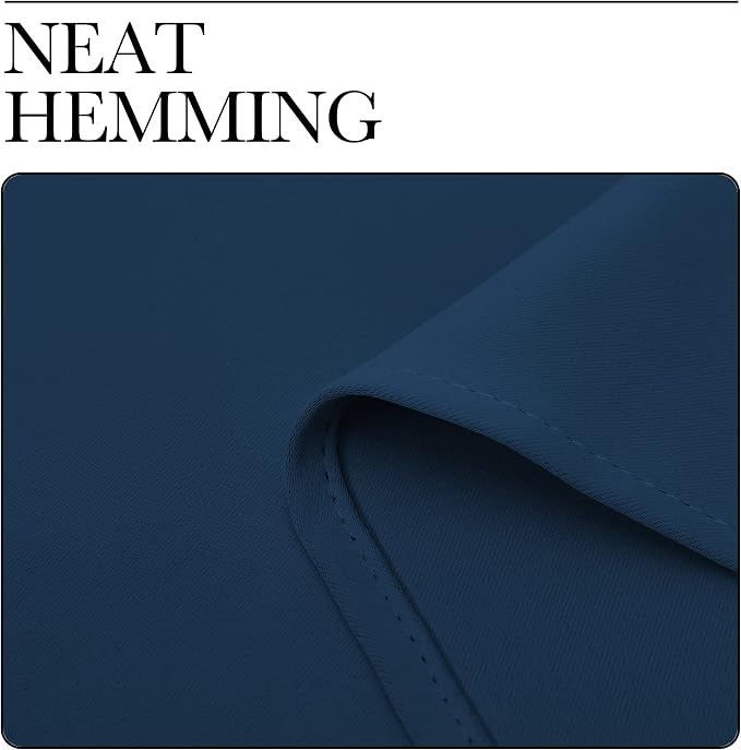 NICETOWN Bedroom Curtain Panels Blackout Draperies, Thermal Insulated Solid - Image 6