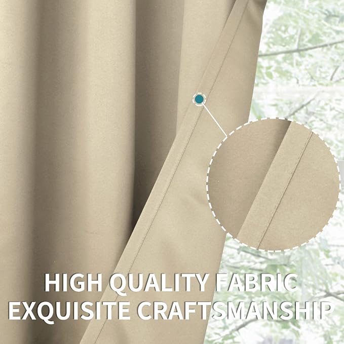 BGment Room Darkening Curtains 120 Inches Long - Image 7