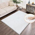 ORINOVA White Faux Fur Rug 5x8 Rugs by ORINOVA