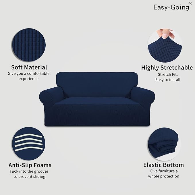 Easy-Going Stretch Oversized Loveseat Slipcover 1-Piece Sofa Cover Furniture - Image 3
