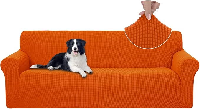 U-NICE HOME 4 Seater Stretch Couch Cover Sofa Cover Washable Sofa Slipcover by U-NICEHOME