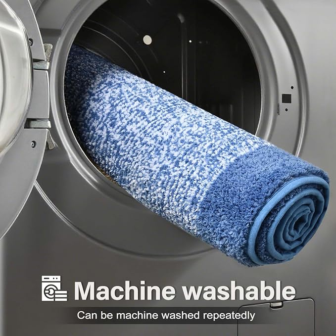 Bathroom Rugs 30x20 Non Slip Washable, Soft Absorbent Quick Dry Mats - Image 9