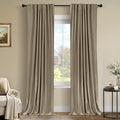 100% Blackout Shield Linen Blackout Curtains by 100BlackoutShield