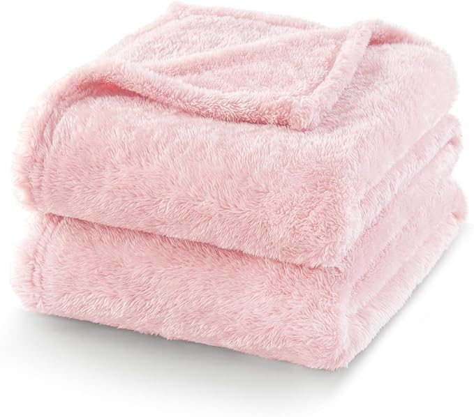 Exclusivo Mezcla Plush Fuzzy Fleece Bed Blanket Twin Size, Super Soft, Fluffy - Image 7