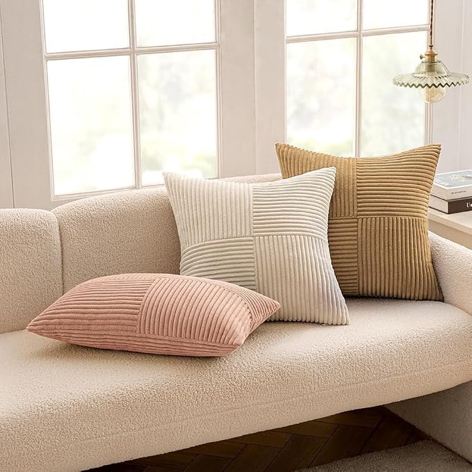 MIULEE Brown Decorative Throw Pillow Covers 20x20 Inch - Image 5