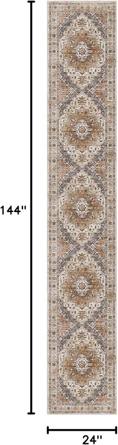 Madane Hallway Runner Rug 2x12, Extra Long Washable Runner Rugs - Image 2