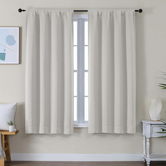 Simplebrand Ava Natural Blackout Curtains by Simplebrand