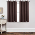 Joydeco Blackout Curtains 54 Inch Length, Thermal Insulated Long Curtains& by JOYDECO