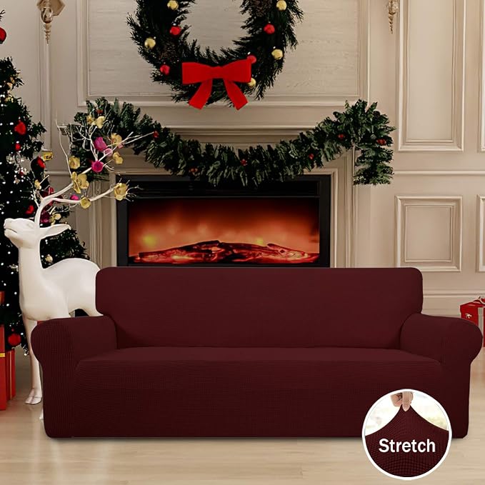 Easy-Going Stretch Sofa Slipcover 1-Piece Sofa Cover Furniture Protector Couch - Image 2