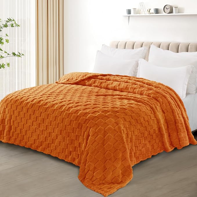 Exclusivo Mezcla Twin Size Flannel Fleece Blanket, Super Soft and Warm - Image 2
