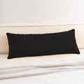 Corduroy Decorative Throw Pillow Covers 14x36 InchSoft Striped Pillow Covers by Unknown