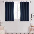 Deconovo Back Tab and Rod Pocket Drapes and Curtains Short Blackout Curtains by Deconovo
