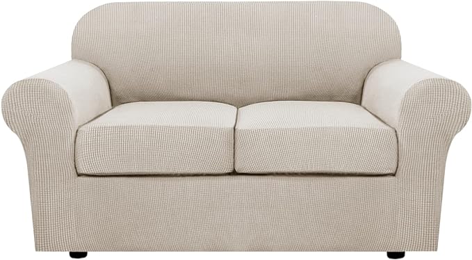 H.VERSAILTEX 3 Piece Stretch Sofa Covers by HVERSAILTEX