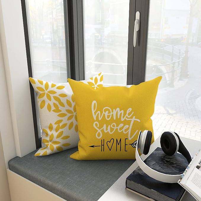 YCOLL Pillow Covers 20x20 Set of 4, Modern Sofa Throw Pillow Cover, Decorative - Image 3