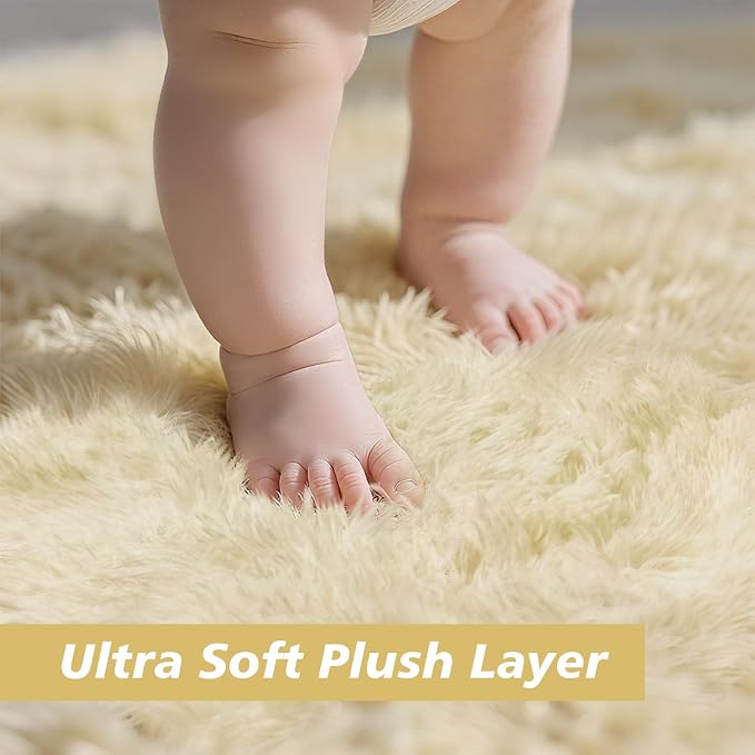 yulidayang Fluffy Round Area Rugs - Image 2