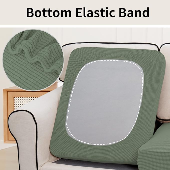 Easy-Going Stretch Individual Chair Couch Cushion Cover Sofa Cushion Furniture - Image 4