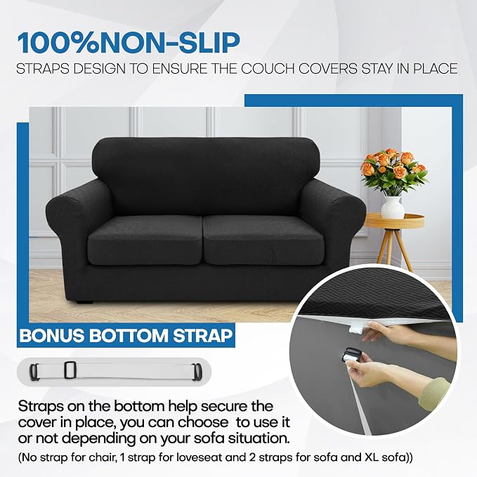 XINEAGE 2026 New 3 Pieces Couch Covers - Image 5