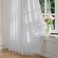 FMFUNCTEX Sheer Non-See-Through Grey Curtains by Fmfunctex