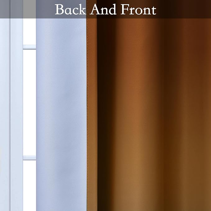 SimpleHome Ombre Room Darkening Curtains - Image 3