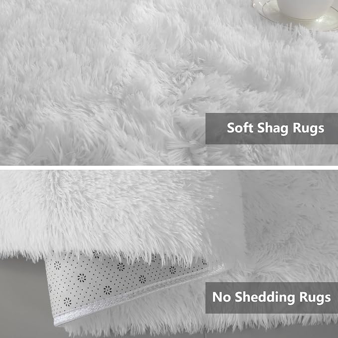 10X14 Large Area Rugs for Living Room Bedroom, Soft Fluffy Indoor Carpet - Image 4