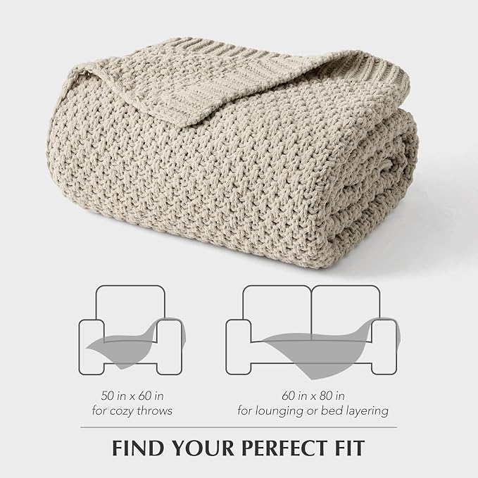 EVERGRACEHOME Chunky Chenille Knit Throw Blanket - Image 9