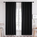 Deconovo Blackout Curtains, Thermal Insulated, W52 x L95 2 Panels, Back Tab by Deconovo