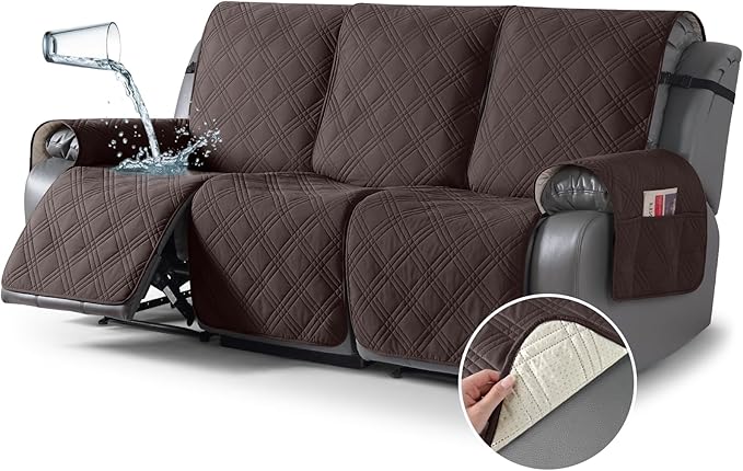 TAOCOCO 100% Waterproof Recliner Sofa Cover Non Slip Couch Cover by TAOCOCO