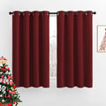 NICETOWN Burgundy Red Blackout Curtains Grommet by NICETOWN