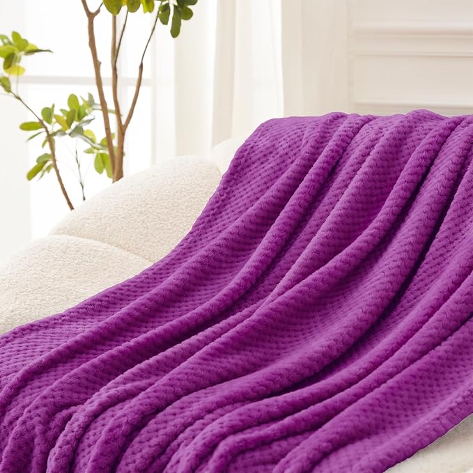 Exclusivo Mezcla Fleece Throw Blanket Extra Large, Super Soft and Warm Blankets - Image 3