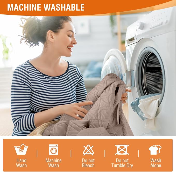 VANSOFY Waterproof Recliner Couch Covers, Sofa Covers 1-Piece Washable - Image 6