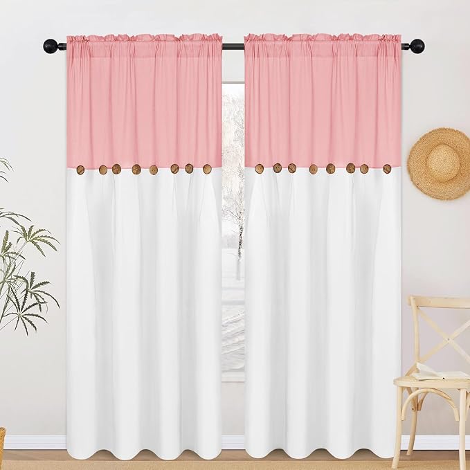 FRAMICS Farmhouse Cotton Linen Curtains - Image 2