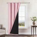 Yakamok 100% Blackout Curtains 84 Inches Long, 2 Thick Layers Heat and Full by Yakamok