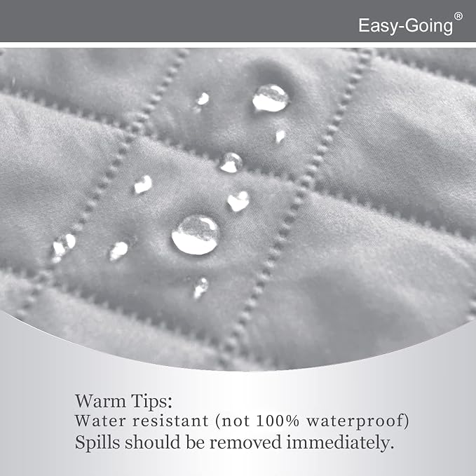 Easy-Going Recliner Chair Slipcover Reversible Sofa Cover Water Resistant Couch - Image 4
