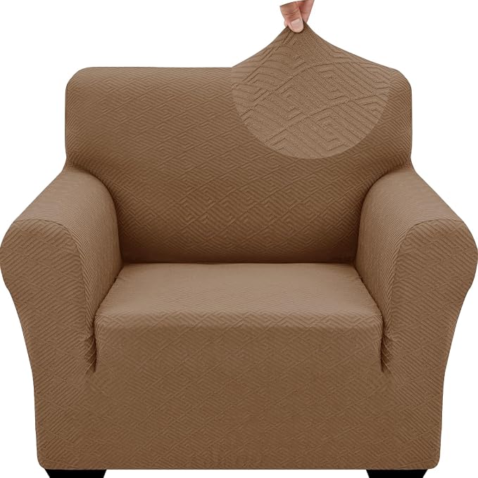 ZNSAYOTX 1 Piece Jacquard Chair Slipcovers by ZNSAYOTX
