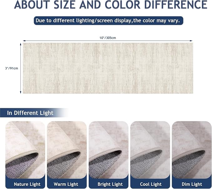 Washable Runner Rugs 3x10 Abstract Kitchen Runner Rug Non Slip Backing - Image 2