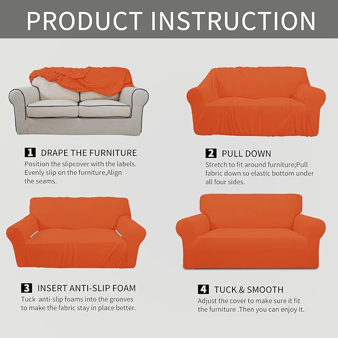 Easy-Going Stretch Chair Slipcover - Image 6