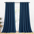 NICETOWN Room Darkening Draperies Window Curtain Panels, Moroccan Blue by NICETOWN