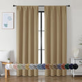 Simplebrand Ava Taupe Blackout Curtains by Simplebrand
