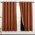 NICETOWN 100% Blackout Window Curtain Panels, Full Light Blocking Drapes by NICETOWN