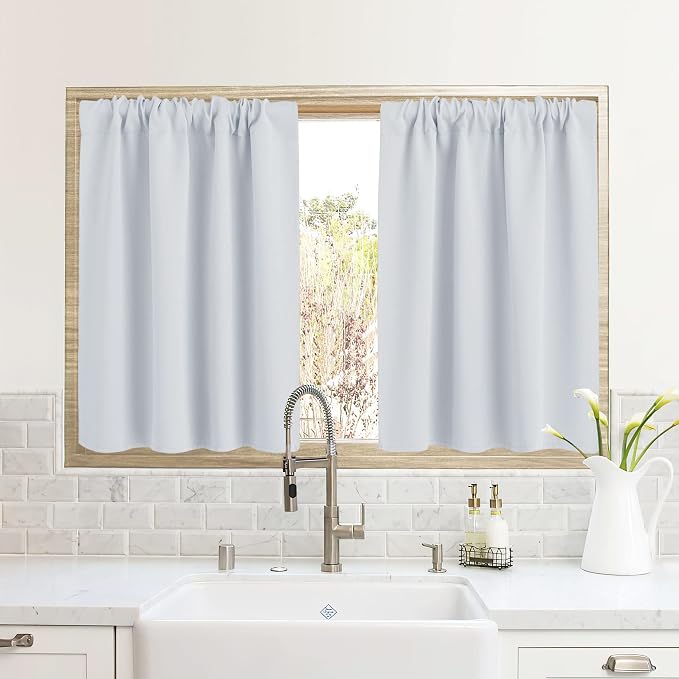 RYB HOME RV Curtains for Camper Windows, Mini Small Thermal Insulated Sunlight by RYBHOME