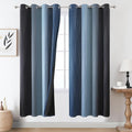Estelar Textiler Navy Blue and Black Ombre Blackout Curtains 72 Inch Length 2 by ESTELARTEXTILER