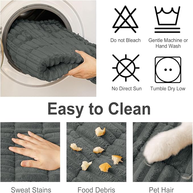 hyha Couch Covers for Dogs Washable, Non Slip Plush Dog Sofa Protectors - Image 7