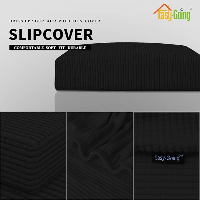 Easy-Going Stretch Loveseat Cushion Cover Sofa Cushion Furniture Protector Sofa - Image 3