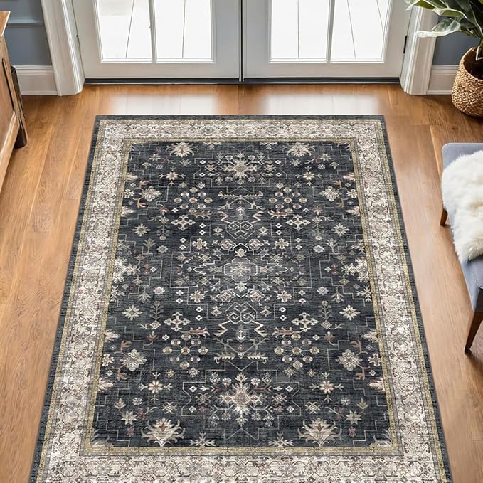 Large 3x5 Entryway Rug Indoor by HazoHaus