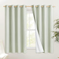 NICETOWN Sage Green 100% Blackout Short Curtains 68 inches Lenghth Burg by NICETOWN
