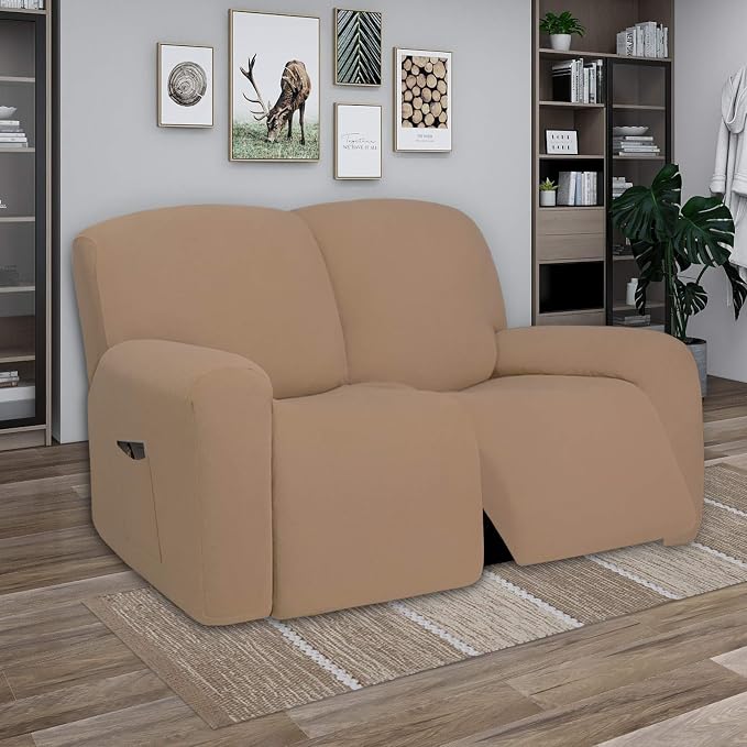 PureFit Super Stretch Loveseat Recliner Sofa Couch Cover - Image 2