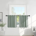 Pony Dance Short Blackout Curtain Panels by PONYDANCE